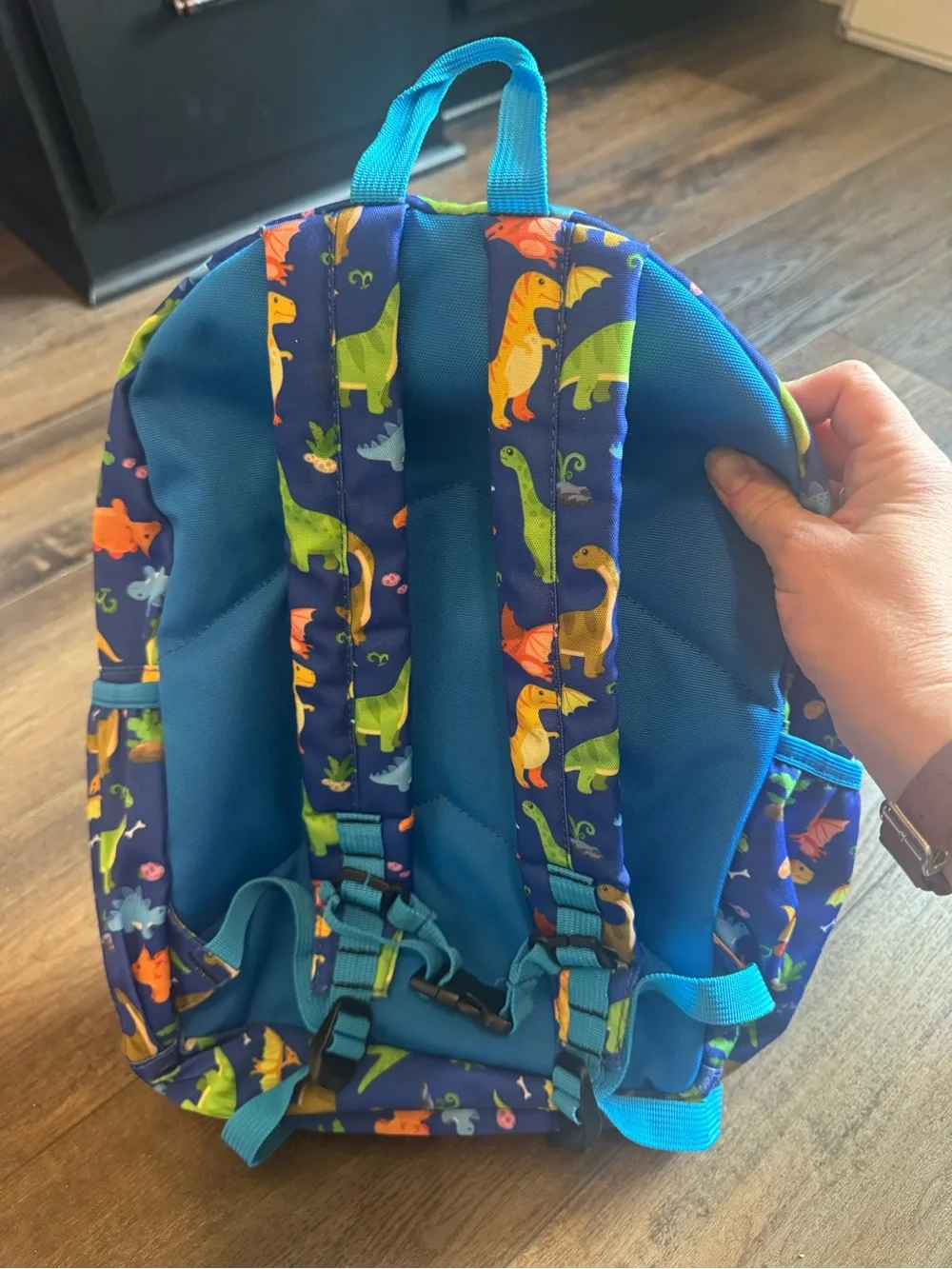 Kids dinosaur school backpack 14” by 11”